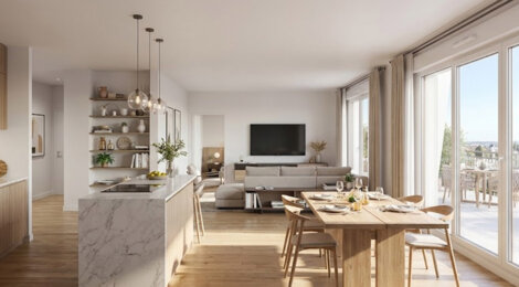 Programme immobilier neuf TERRASSES DE STRASBOURG - Nogent-sur-Marne logements avec terrasse près de Paris (94130) - Référence : 17399