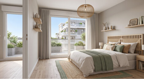 Programme immobilier neuf Les Terrasses des Coteaux - Noisy-le-Grand : logements neufs sécurisés et verdoyants proche de la gare RER A (93160) - Référence : 14878