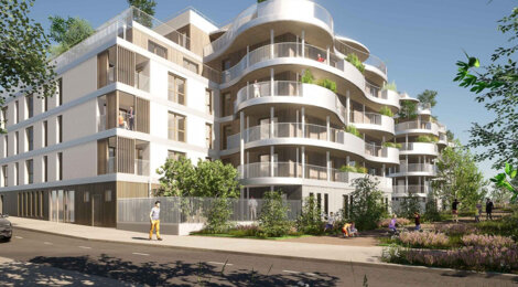 Programme immobilier neuf LES BALCONS D'OPALE - Noisy-le-Grand résidence récente avec extérieurs près du RER A (93160) - Référence : 17668
