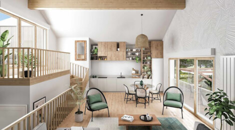 Programme immobilier neuf Belle-Ile-en-Marne - Noisy-le-Grand : Résidence studio–T5 avec cadre champêtre et confort optimisé proche des espaces verts (93160) - Référence : 14229