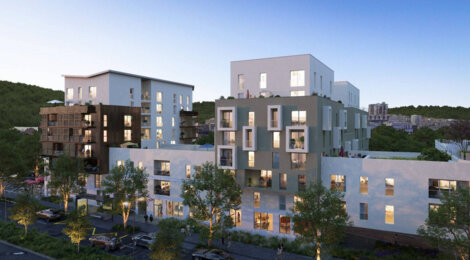 Programme immobilier neuf OSMOZ - Noisy-le-Sec connexion rapide à Paris via tram,bus, métro 11 et 15 (93130) - Référence : 18112