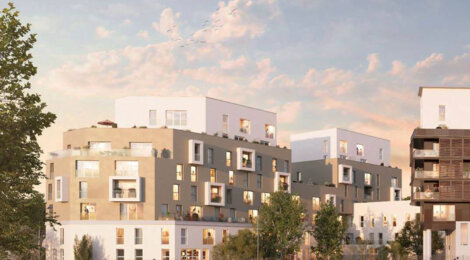 Programme immobilier neuf OSMOZ - Noisy-le-Sec connexion rapide à Paris via tram,bus, métro 11 et 15 (93130) - Référence : 18112