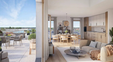 Programme immobilier neuf Équilibre - Orly : appartements neufs du studio au T6 proche du métro ligne 14 (94310) - Référence : 8719