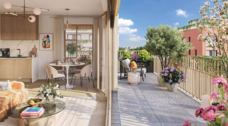 Programme immobilier neuf Mésange - Orly quartier Parc en Scène à proximité du métro 14 et RER C (94310) - Référence : 16753