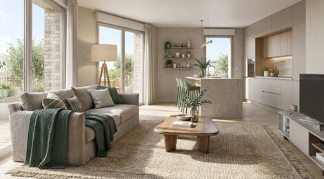 Programme immobilier neuf L Ecrin des Cantoux - Ormesson-sur-Marne appartements neufs dans un cadre résidentiel paisible (94490) - Référence : 18568
