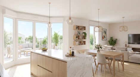 Programme immobilier neuf Les Jardins de Quentin - Ozoir-la-Ferrière RER E accessible en 13 min en bus (77330) - Référence : 18500