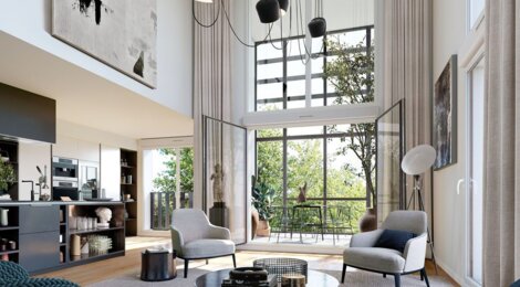 Programme immobilier neuf INSTANTS NATURE - Poissy : appartements neufs du studio au 5 pièces près du parc du château (78300) - Référence : 17929