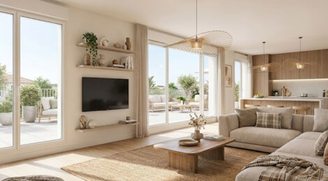 Programme immobilier neuf LISIERE DES LOGES - Poissy cadre résidentiel connecté à La Défense (78300) - Référence : 17303
