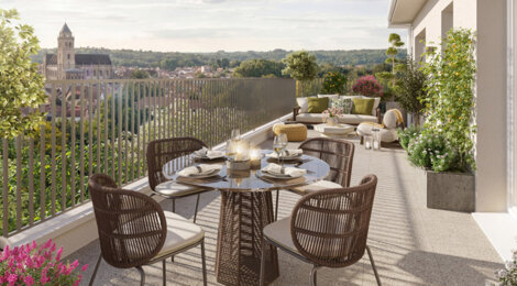 Programme immobilier neuf LISIERE DES LOGES - Poissy cadre résidentiel connecté à La Défense (78300) - Référence : 17303