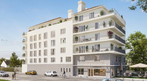 Programme immobilier neuf LISIERE DES LOGES - Poissy cadre résidentiel connecté à La Défense (78300) - Référence : 17303