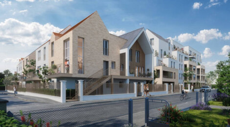 Programme immobilier neuf Les Jardins des Vergers - Poissy résidence contemporaine aux portes de la forêt (78300) - Référence : 16349