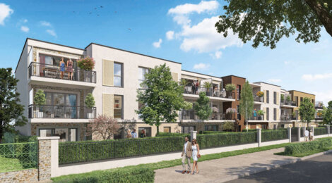 Programme immobilier neuf Les Jardins de Courtin - Pomponne : logements neufs sécurisés et verdoyants proche de la gare (77400) - Référence : 14961