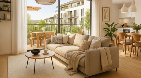Programme immobilier neuf NOUVELLE  IDYLLE - Pontoise à deux pas du  RER C et Transilien H et J (95000) - Référence : 17082
