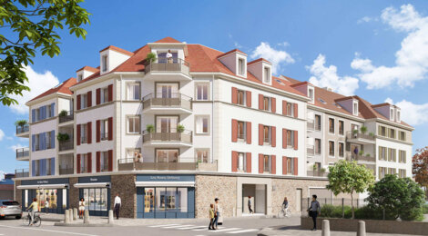 Programme immobilier neuf LES ROSES DEBUSSY - Pontoise en plein quartier de l’Hermitage (95000) - Référence : 9032