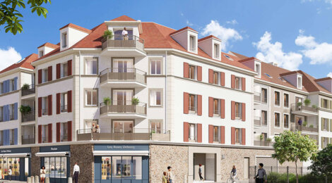 Programme immobilier neuf Les Roses Debussy - Pontoise en plein quartier de l’Hermitage (95000) - Référence : 18288