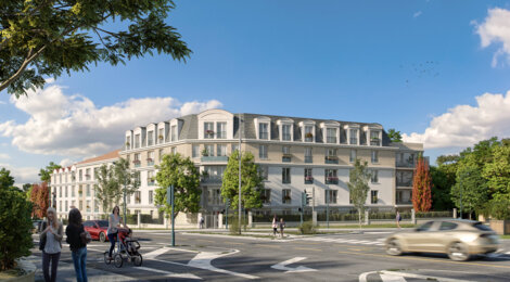 Programme immobilier neuf COEUR ROSA - Pontoise : logements neufs sécurisés et verdoyants proche de la nature (95000) - Référence : 14995