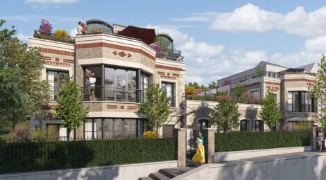 Programme immobilier neuf Terrasses Belles Vues - Puteaux résidence Art Déco à 3 min de la gare (92800) - Référence : 16891