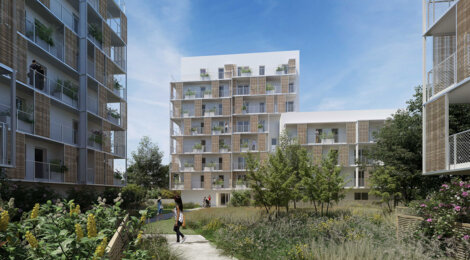 Programme immobilier neuf Le Clos Langlet - Ris-Orangis : logements neufs sécurisés et verdoyants proche des commodités (91130) - Référence : 15393