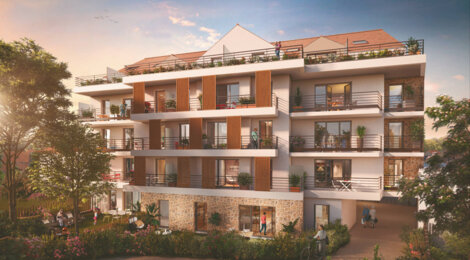 Programme immobilier neuf Le Clos d'Alice - Roissy-en-Brie : logements neufs T2–T4 proche des commerces et du centre-ville (77680) - Référence : 9643