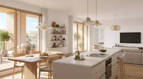 Programme immobilier neuf O² - Romainville duplex esprit loft proche Paris et espaces verts (93230) - Référence : 17579