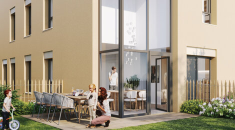 Programme immobilier neuf O² - Romainville duplex esprit loft proche Paris et espaces verts (93230) - Référence : 17579