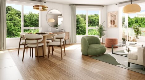 Programme immobilier neuf ACCORD NATURE - Romainville logements du studio au 5 pièces près du métro 5 (93230) - Référence : 17821
