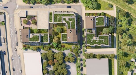 Programme immobilier neuf ACCORD NATURE - Romainville logements du studio au 5 pièces près du métro 5 (93230) - Référence : 17821