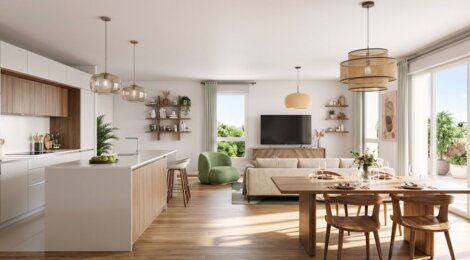 Programme immobilier neuf ACCORD NATURE - Romainville logements du studio au 5 pièces près du métro 5 (93230) - Référence : 17821