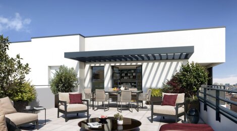 Programme immobilier neuf L'AVANT-SCENE - Romainville : Résidence studio–T5 avec cadre contemporain et confort optimisé proche des transports (93230) - Référence : 12994
