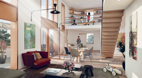 Programme immobilier neuf REFLET SEINE - Rueil-Malmaison centre connecté à La Défense en 22 min (94400) - Référence : 16750