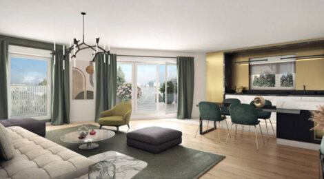 Programme immobilier neuf Origami - Rueil-Malmaison : logements neufs du studio au T5 proche des transports (92500) - Référence : 15935