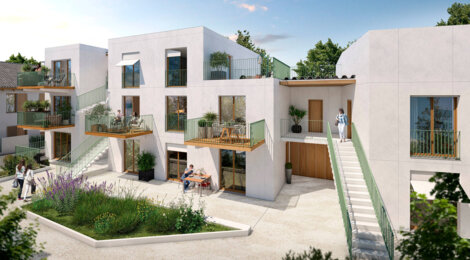 Programme immobilier neuf Les Nouveaux Jardins - Maisons et Appartements - Rungis : Résidence studio–T5 avec cadre agricole et confort moderne proche des espaces naturels (94150) - Référence : 14206