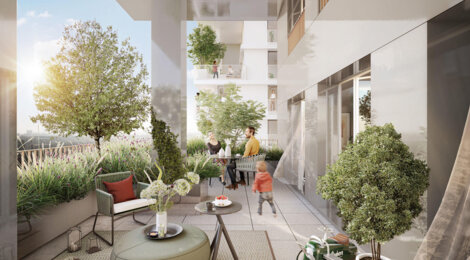 Programme immobilier neuf Les Lumières Pleyel "Astra" - Saint-Denis à deux pas des métros 13, 14 et du RER D (93200) - Référence : 18219
