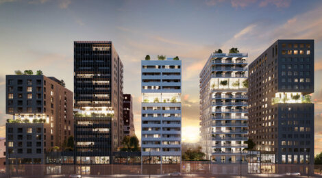 Programme immobilier neuf Les Lumières Pleyel "Astra" - Saint-Denis à deux pas des métros 13, 14 et du RER D (93200) - Référence : 18219