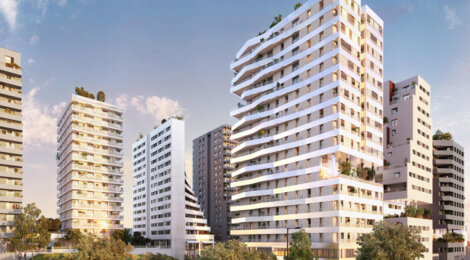 Programme immobilier neuf Les Lumières Pleyel "Astra" - Saint-Denis à deux pas des métros 13, 14 et du RER D (93200) - Référence : 18219