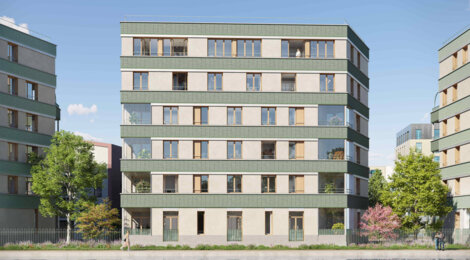 Programme immobilier neuf Reflets - Saint-Denis bord du Canal à quelques pas du métro 13 (93200) - Référence : 16595