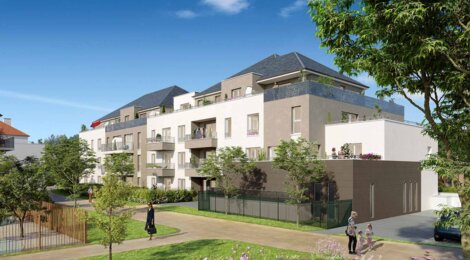 Programme immobilier neuf Green Central - Saint-Fargeau-Ponthierry, logements neufs et proximité Melun en cœur de campagne (77310) - Référence : 15975