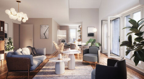 Programme immobilier neuf CLOS SAINT LOUIS - ARMAGIS - ILOT 5 - Saint-Germain-en-Laye à 5 min à pied du centre-ville (78100) - Référence : 17513