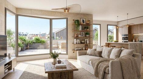 Programme immobilier neuf Clos Saint-Louis - Acte IV - Résidences Ourches - Saint-Germain-en-Laye au centre du Clos Saint-Louis (78100) - Référence : 16372