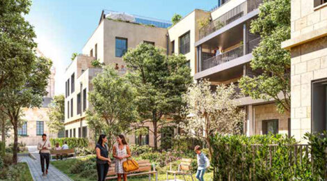 Programme immobilier neuf CLOS SAINT LOUIS - Acte IV : Résidences Ourches - Saint-Germain-en-Laye duplex et triplex avec jardins (78100) - Référence : 17359