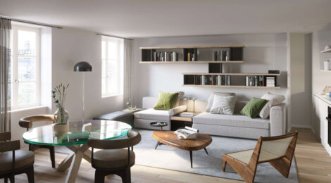 Programme immobilier neuf LE 22 ST-GER - Saint-Germain-en-Laye : logements neufs sécurisés et verdoyants proche des commodités (78100) - Référence : 8167