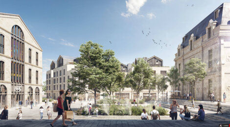 Programme immobilier neuf CLOS SAINT LOUIS - DESOYER - Saint-Germain-en-Laye : logements neufs sécurisés et verdoyants proche des transports (78100) - Référence : 15506