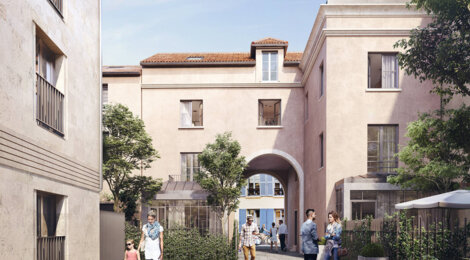 Programme immobilier neuf CLOS SAINT LOUIS - DESOYER - Saint-Germain-en-Laye : logements neufs sécurisés et verdoyants proche des transports (78100) - Référence : 15506