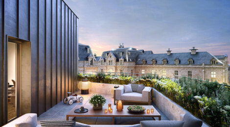 Programme immobilier neuf CLOS SAINT LOUIS - DESOYER - Saint-Germain-en-Laye : logements neufs sécurisés et verdoyants proche des transports (78100) - Référence : 15506