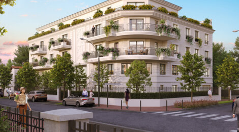 Programme immobilier neuf VILLA CAMELIA - Saint-Maur-des-Fossés cadre résidentiel appartements neufs proches commerces (94100) - Référence : 17109