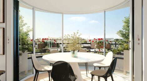 Programme immobilier neuf MERIDIEN - Saint-Ouen à 9 min du métro dans un cadre végétal (93400) - Référence : 18205