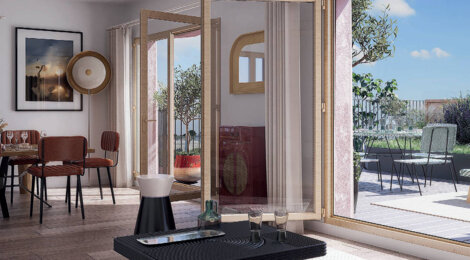 Programme immobilier neuf RUE PIERRE - CHAPITRE 4 - R2A - Saint-Ouen au coeur des Docks à 7 min de marche du RER C et métro 14 (93400) - Référence : 12264