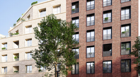 Programme immobilier neuf ROUGE HERITAGE - Saint-Ouen-sur-Seine vie citadine avec extérieur près de Paris (93400) - Référence : 17236