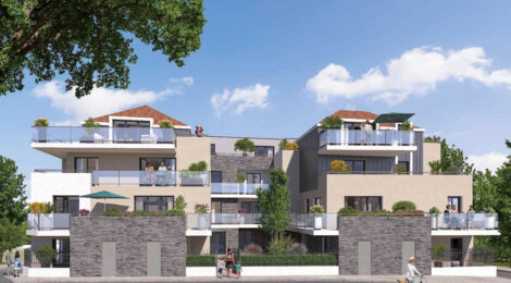 Programme immobilier neuf Villas Flora - Saint-Thibault-des-Vignes : logements neufs sécurisés et verdoyants proche des commodités (77400) - Référence : 15054