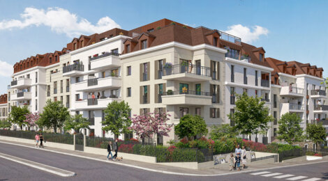 Programme immobilier neuf Carré des Arts - Sartrouville appartements avec extérieurs aux portes de Paris (78500) - Référence : 17435